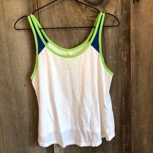 Abercrombie & Fitch White Tank Top Size Small